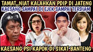 Tamat,,Niat Kuasai Jateng, Kaesang Babak Belur Disikat Kader Pdip Ini Banteng Seruduk Gajah