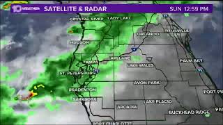 LIVE: Tracking showers, storms across the Tampa Bay area