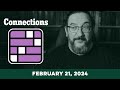 Every day doug plays connections 0221 new york times puzzle game
