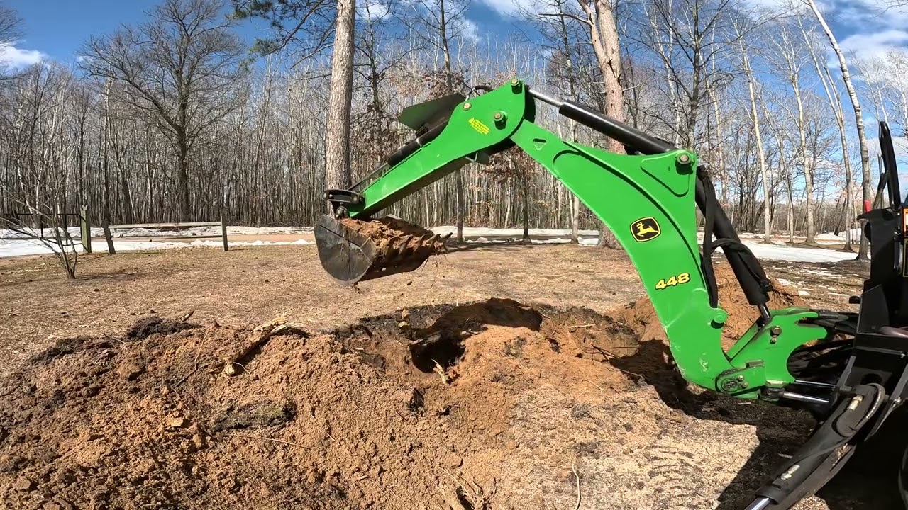 John Deere 448 Backhoe Attachment JOHN DEERE 448 BACKHOE ATTACHMENT