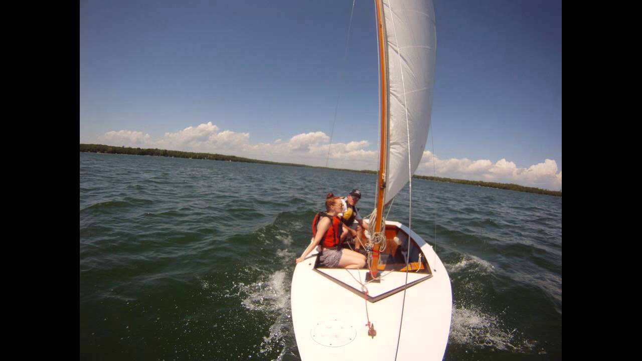Sailing Our Blue Jay on Clark's Lake YouTube