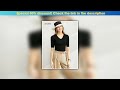 Review Amii Minimalist Summer Tshirts For Women Fashion Oneck Slim Casual knit T-Shirt Short Sleeve