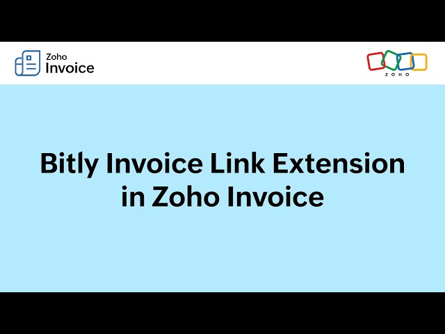 Zoho Invoice Latest Official Videos