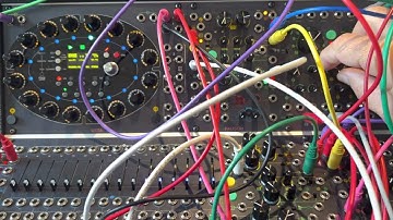 First patch with only Frap Tools Eurorack Modules long Version