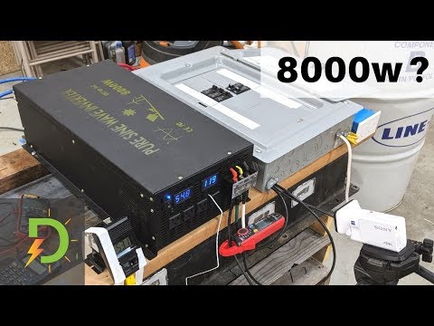 Cheap 8000w Reliable Electric Inverter, Full Load Test, Review