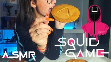 SQUID GAME • Making, Playing & Eating Dalgona Cookie Challange • ASMR