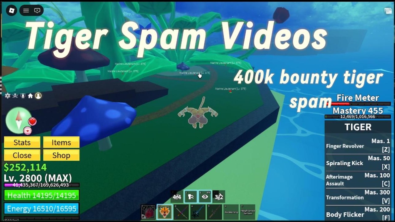 blox fruits tiger spam bölüm1