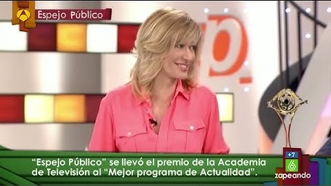 Susanna Griso: "Llevo una vida tan de monja que ni me acordaba que se entregaban  los premios"