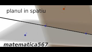 Planul Si Dreapta In Spatiu