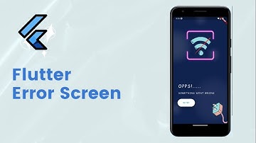 Flutter Speed Code - Error Screen(No Internet Connection) For Android and iOS