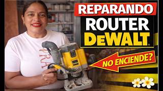 How to fix a DeWalt router for wood trim that sometimes works