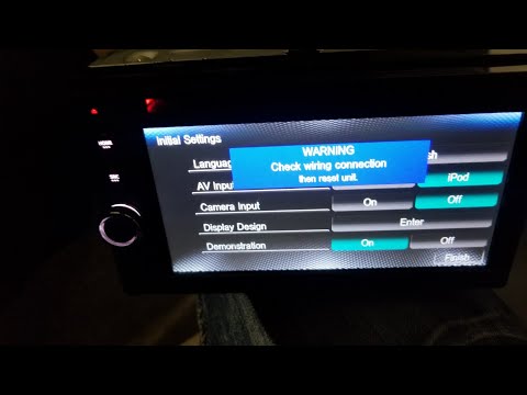 jvc warning wires connection fix