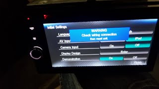 jvc warning wires connection fix