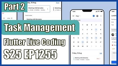 [Flutter] Flutter Live Coding EP1255 (Task Management App Part 2)