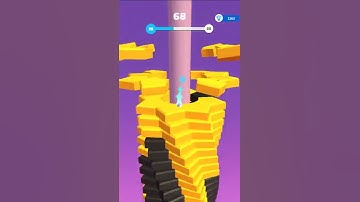 Helix Stack Jump Level 25 Walkthrough #shorts