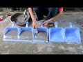 Simple Way To Make a Plant Pot With Plastic Trash and Cement For Your Garden