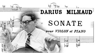 Darius Milhaud - Violin Sonata No. 1 (1911) [Score]