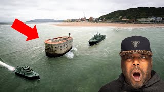 Bizarre Structure Sitting In The Atlantic Ocean Has An Even Stranger History