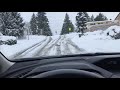 Subaru crosstrek xmode snow hill climb