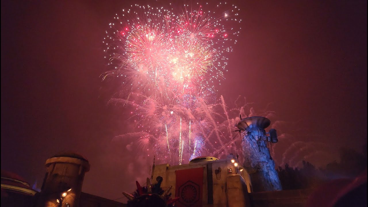 4th of July Fireworks at Disneyland Park 2024 in Star Wars: Galaxy's Edge