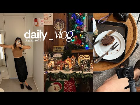 december vlog. vlogmas vol 3.  christmas, new year and in between