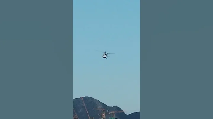 amazing beautiful place with passer by elecopter