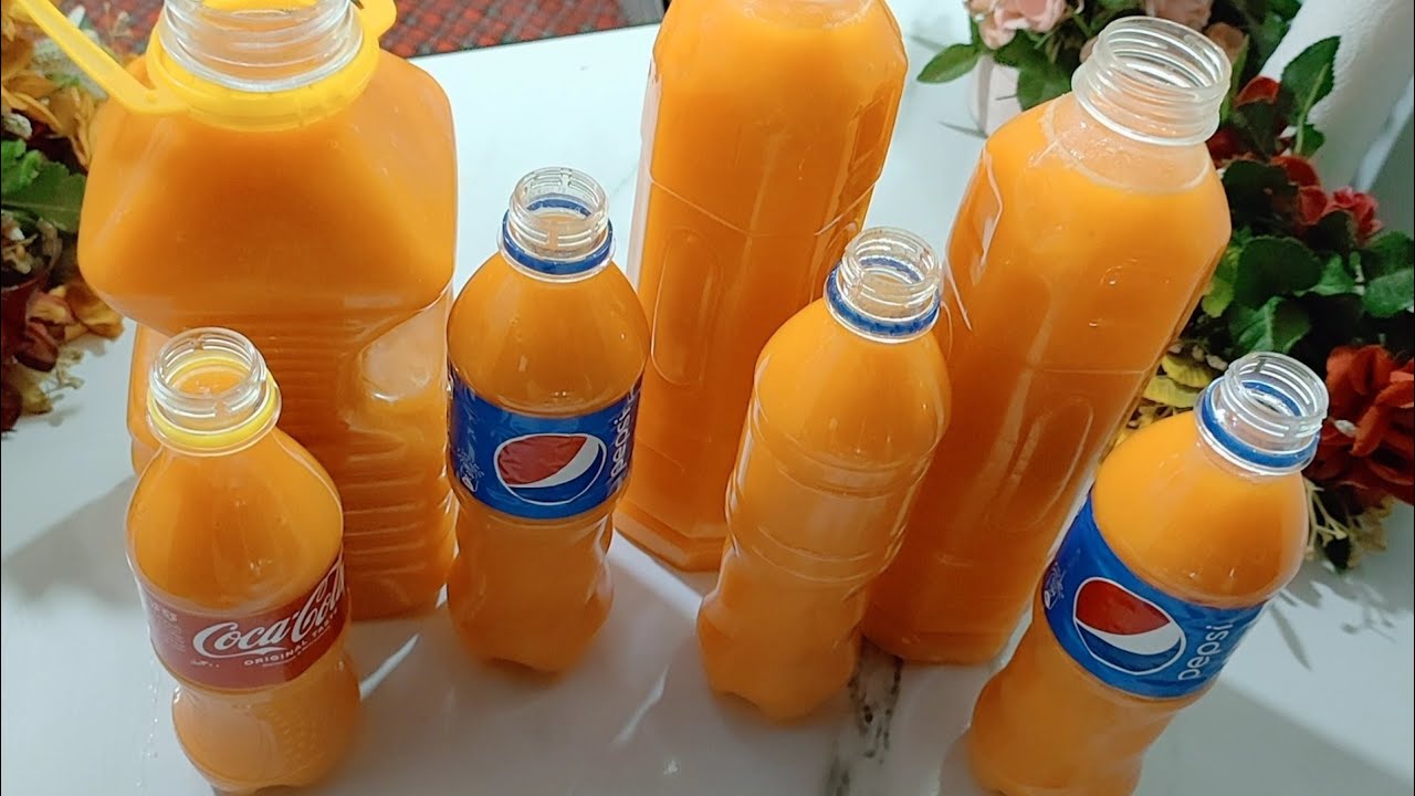 استغلي الموسم صح وخزنيه لشهر الكريم عصير البرتقال بالجزر المركز  بكميه كبيره