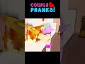 Couple Pranks #shorts #minecraftanimation #monsterschool