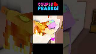 Couple Pranks #shorts #minecraftanimation #monsterschool