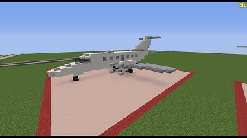 Minecraft How to Build:Private Jet[Propeller]