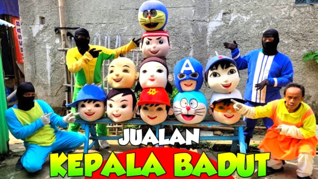 TeleBadut Episode Nangis Kejer Salah Pakai Kepala Badut | Drama Badut Lucu Boboiboy feat Ondel-ondel