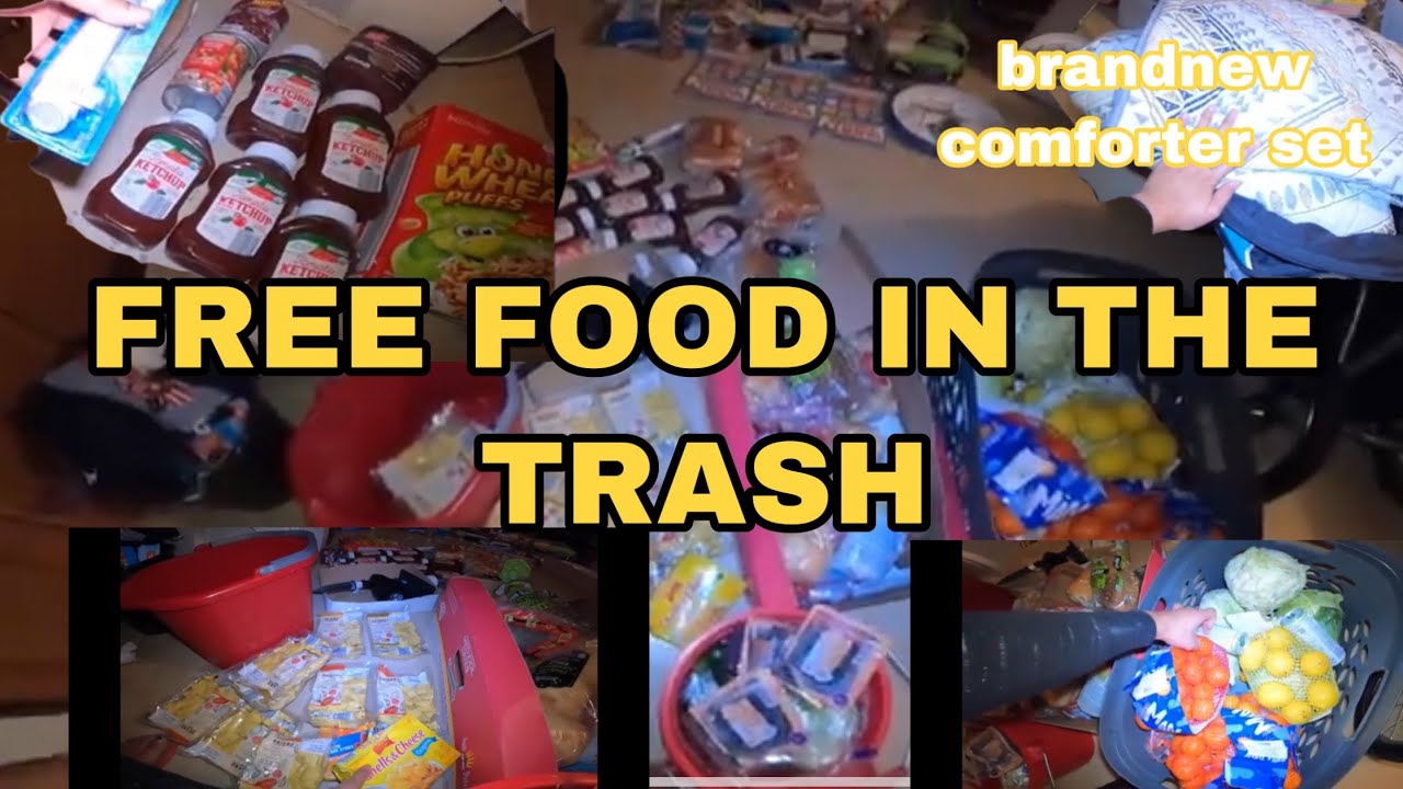 DUMPSTER DIVING FOR FREE FOOD- WASTE AND RESCUE-TONS OF FREE FOOD FOUND