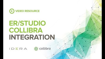 ER/Studio Collibra Integration | IDERA