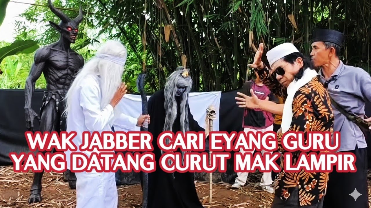 WAk JABBER mencari keberadaan Eyang Guru 