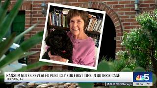 Ransom notes released publicly in Nancy Guthrie case