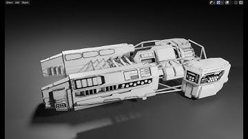Spaceship Speed Modeling - Grid Modeler (blender addon)