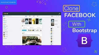 How To Clone Facebook UI with (Bootstrap) Part I screenshot 5