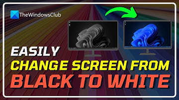 How to Change Screen From BLACK TO WHITE on Windows 11? [COMPLETE GUIDE]