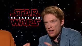 Star Wars: The Last Jedi Interview - Domhnall Gleeson, Gwendoline Christie, and Andy Serkis