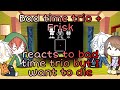 // Bad time trio + Frisk react to bad time trio but I wanna die // Gacha life //