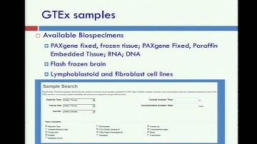 GTEx Project Update - Simona Volpi
