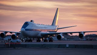 Offutt E-4Bs move their (giant) tails to Lincoln Airport