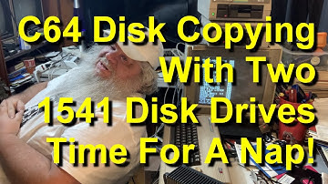 How To Copy A Entire Disk With Copy/All By Jim Butterfield & Two 1541 Disk Drives C64 - Episode 1393