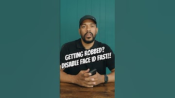 GETTING ROBBED?! Disable FACE ID FAST!💨 #shorts #iphone #iphonetips #iphonehacks #ios #faceid