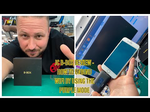 REVIEWS - JC DFU BOX C3 - JC B-BOX - HOW TO EASY UNBIND WIFI ON ANY iPHONE BY USING THE PURPLE MODE