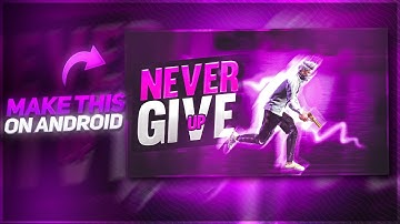 How to Make Montage Thumbnail On Android | Gaming Thumbnail Tutorial | Free Fire Montage Thumbnail