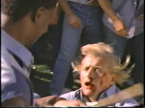 Classic fight scene from the 1991 movie Deadlock aka Wedlock head explosion