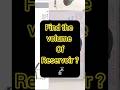 How to Find the volume of reservoir ? #volume #cubecuboidcylinder #class8maths #mensuration #maths
