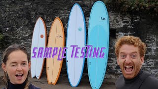 TESTING tiki sample surfboards WITH MY FIANCÉE
