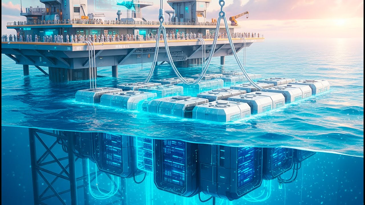 057 China situará sus centros de datos de IA en el mar - YouTube
